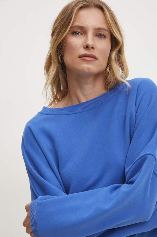 Answear Lab bluza niebieski WS24.BLD00O