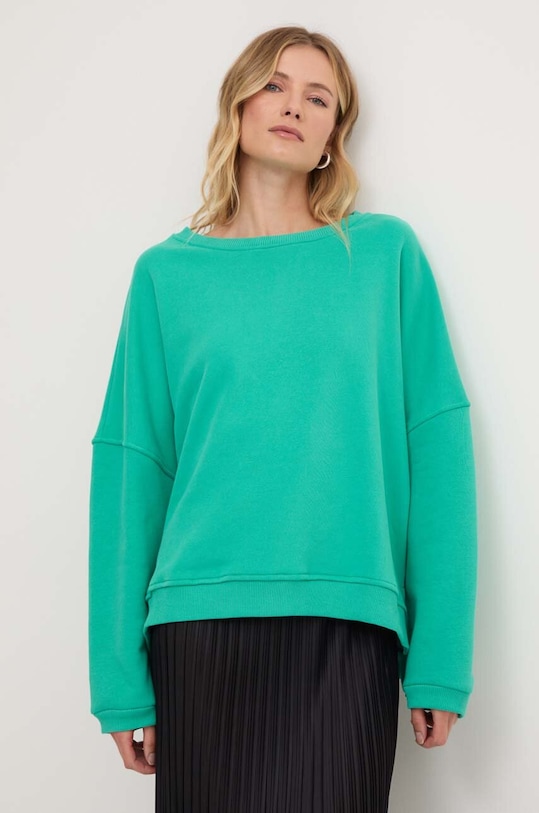 Answear Lab bluza WS24.BLD00O zielony WS24