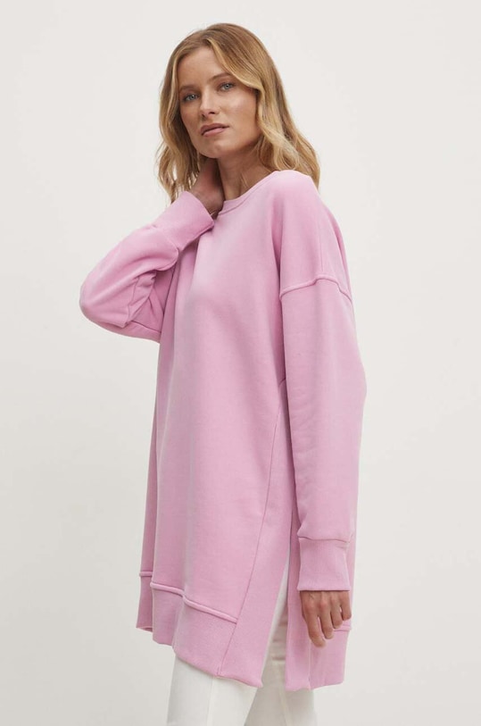 Answear Lab bluza pozostałe różowy WS24.BLD00R