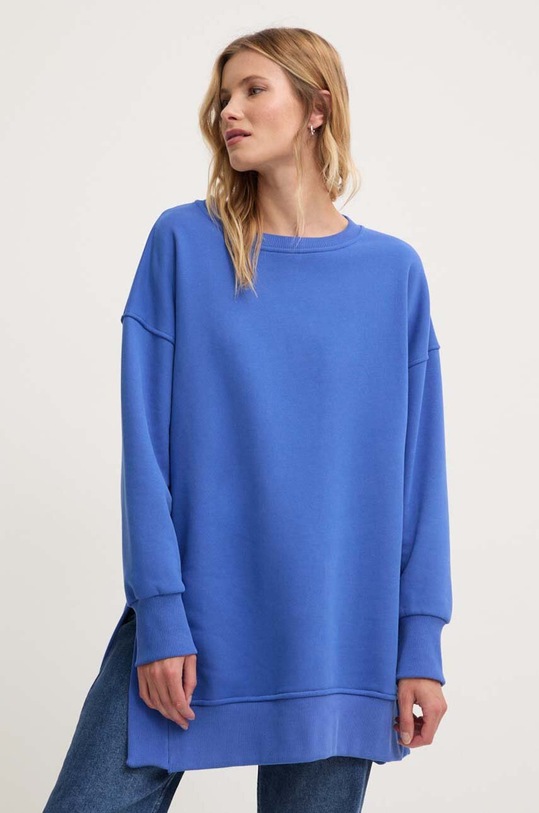 Answear Lab bluza pozostałe niebieski WS24.BLD00R
