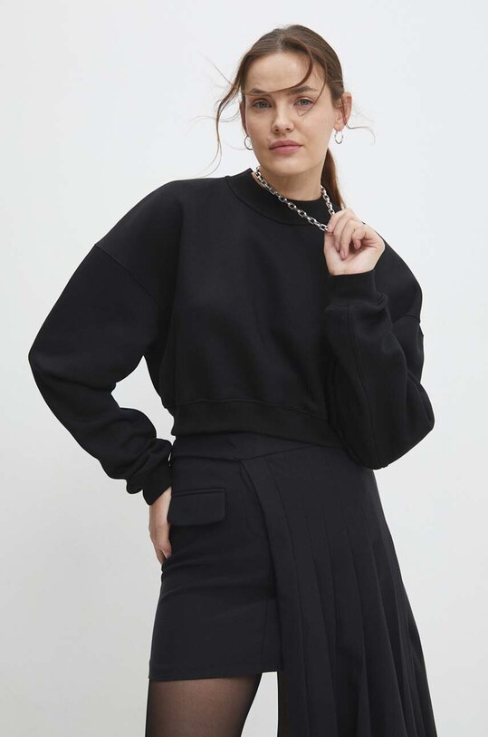 Answear Lab bluza negru WS24.BLD900