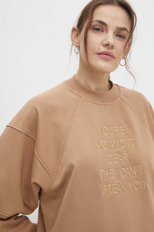 Answear Lab bluza WA23.BLD902 bej WS24