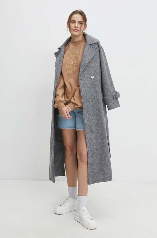 Odzież Answear.LAB bluza WA23.BLD902 beżowy