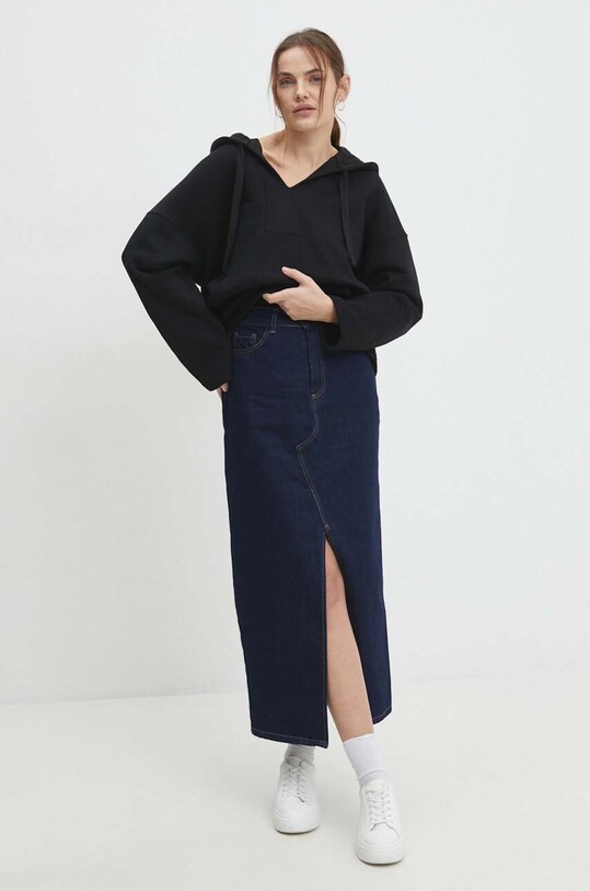Answear.LAB bluza WS24.BLD912 czarny WS24
