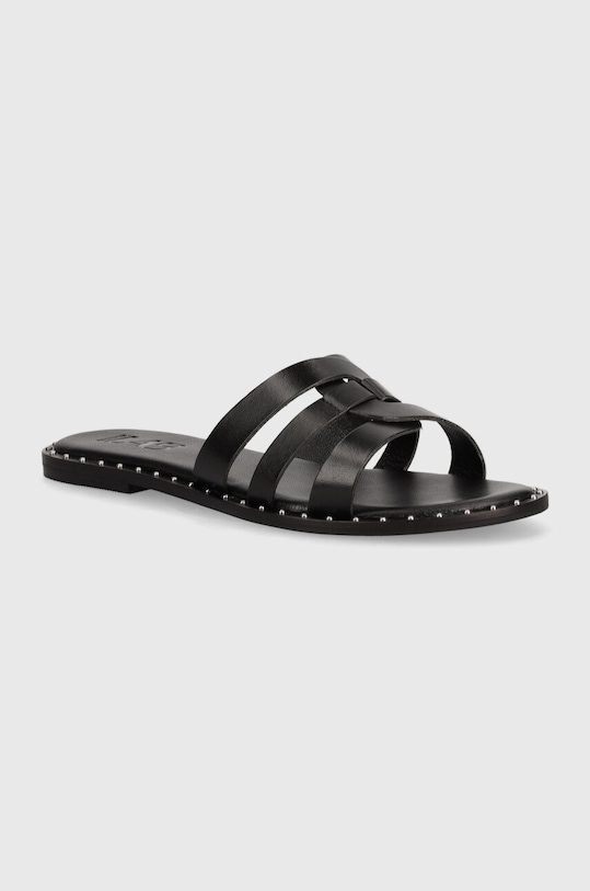 Kožené pantofle Answear.LAB přírodní kůže černá DE.4804.indb