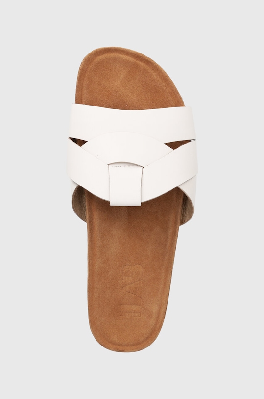 Answear Lab slapi de piele alb DE.4970.indb