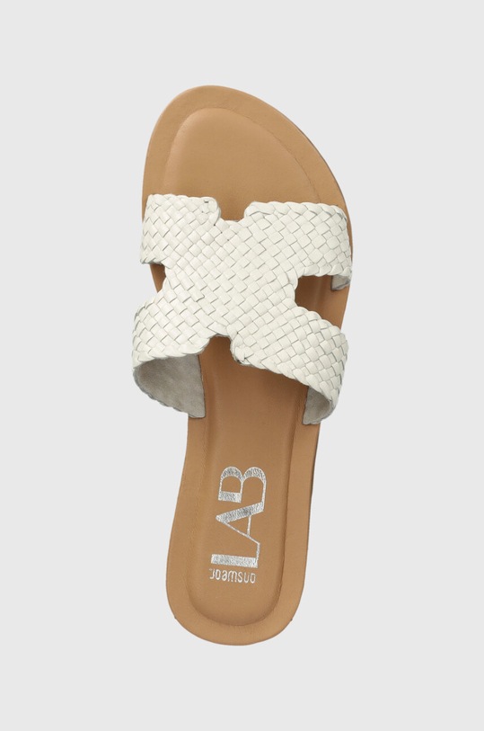 Kožené pantofle Answear.LAB bílá RSP.10173.indb