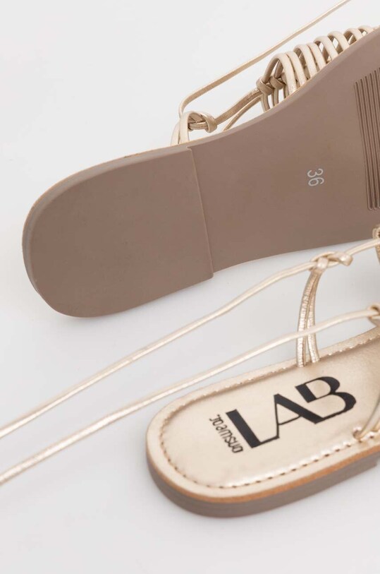 Шкіряні сандалі Answear.LAB золотий RSP.10171.indb