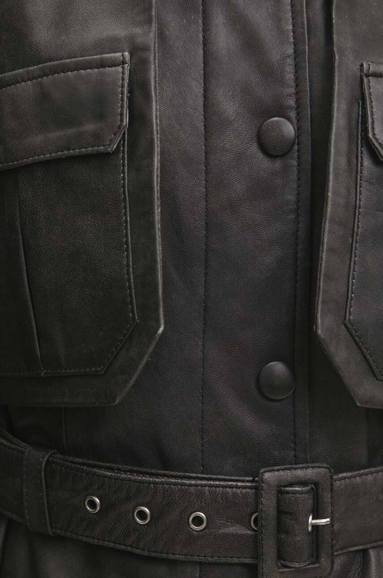 Kožený kabát Answear.LAB WS24.KPD002