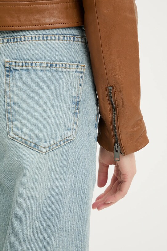 Answear.LAB bőrdzseki WS24.KUD002 barna