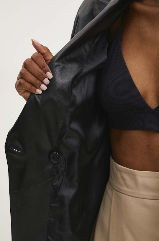 Kožené sako Answear.LAB WS24.KZD004