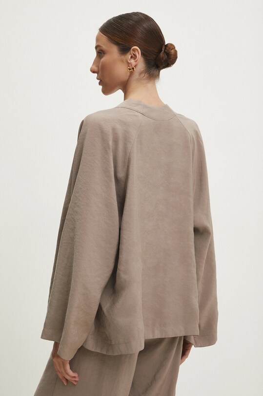 Answear Lab marynarka dwustronna WS24.KZD009 beżowy
