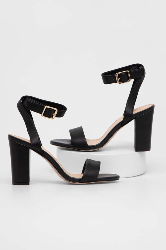 Sandále Answear.LAB imitácia kože čierna LT6892.14.2.cdb