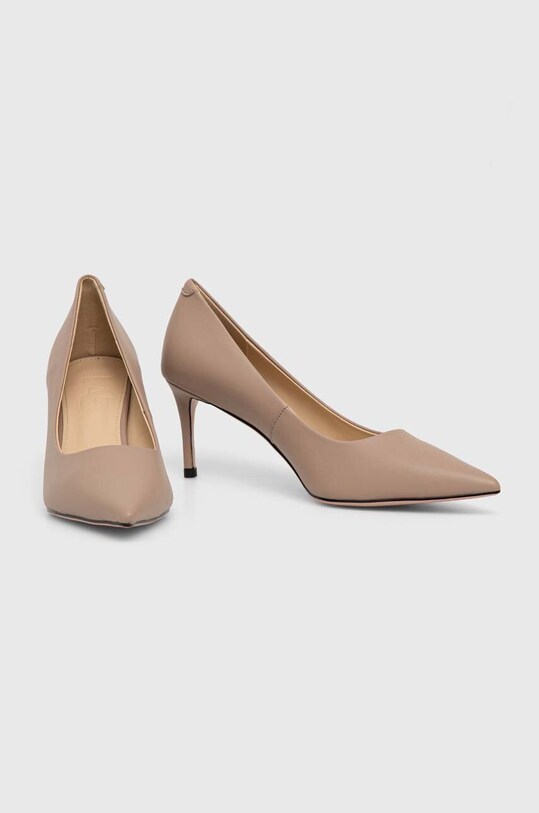 Answear Lab pantofi cu toc LT522P.872A.cdb bej WS24
