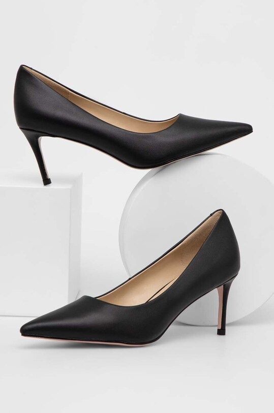 Answear Lab pantofi cu toc subțire negru LT522P.872A.cdb