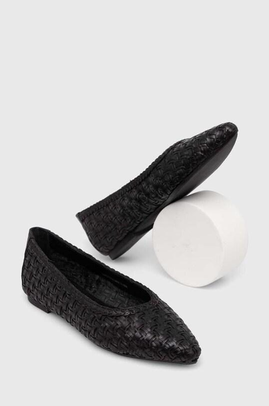 Answear Lab balerini de piele AL4162.indb negru WS24