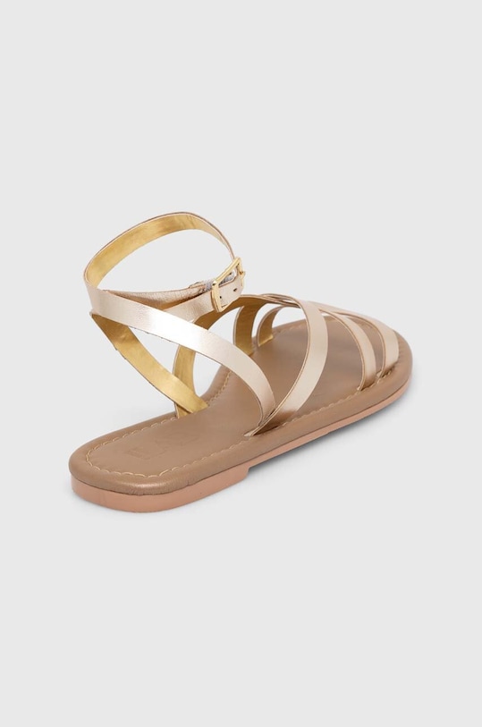 Obuwie Answear Lab sandały skórzane 2023.696.indb złoty