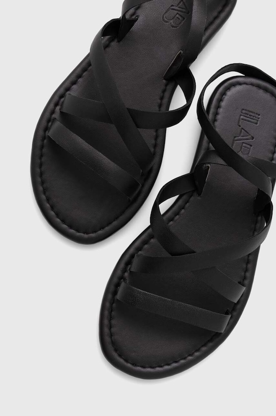 Answear Lab sandały skórzane czarny 2023.696.indb
