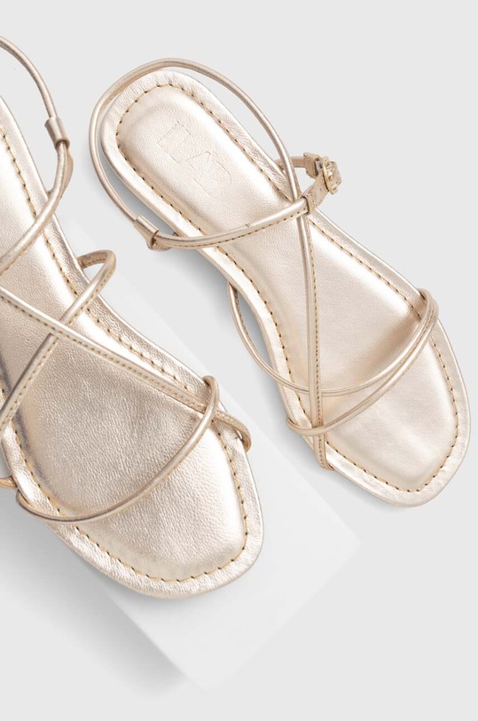 Δερμάτινα σανδάλια Answear.LAB χρυσαφί 2023.711.indb