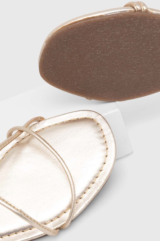 Δερμάτινα σανδάλια Answear.LAB 2023.711.indb χρυσαφί