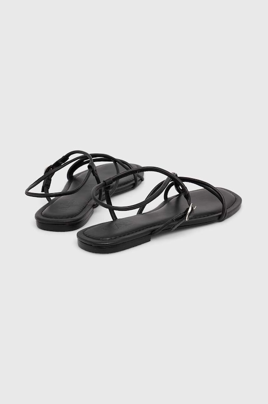 Boty Kožené sandály Answear.LAB 2023.711.indb černá
