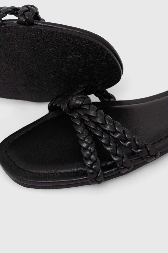 Kožené sandály Answear.LAB 2023.641.indb černá