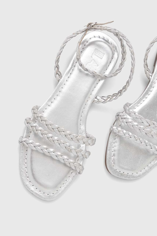 Answear Lab sandały skórzane srebrny 2023.641.1.indb
