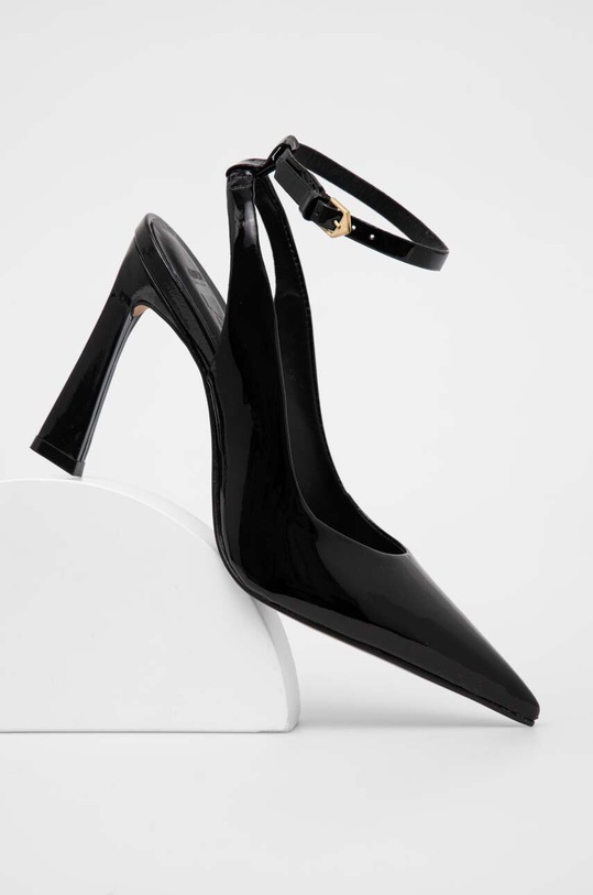 Δερμάτινες γόβες Answear.LAB άνω των 8 εκ μαύρο 655002.CAB01.1.bdb