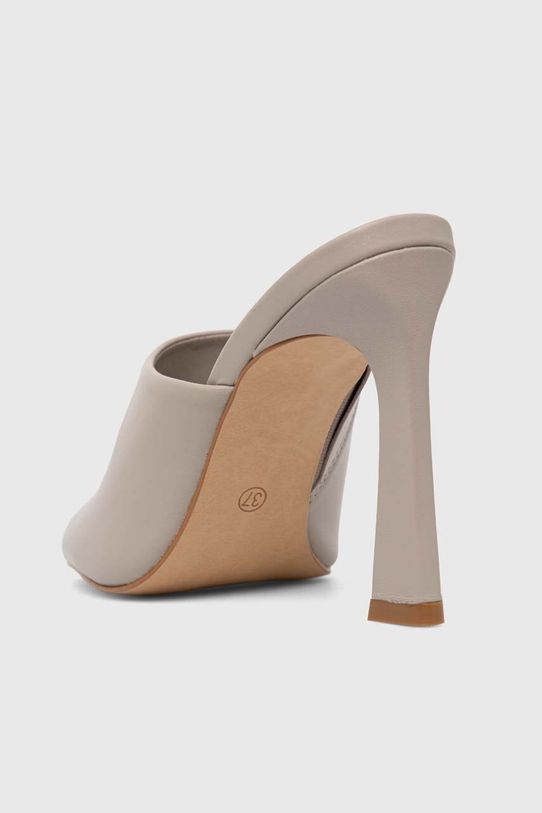 Взуття Шкіряні шльопанці Answear.LAB 657006.CAB01.bdb бежевий