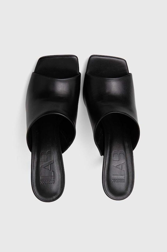 Δερμάτινα mules Answear.LAB μαύρο 657006.CAB01.bdb