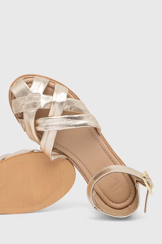 Answear Lab baleriny skórzane SC7023.indb złoty