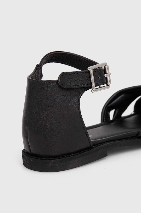 Încălțăminte Answear Lab balerini de piele SC7023.indb negru