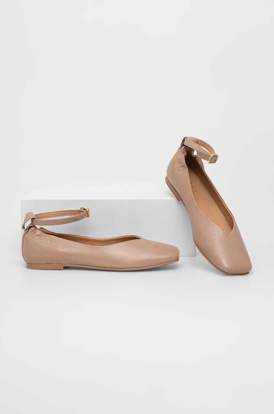Kožne balerinke Answear.LAB bež L.2111048.indb