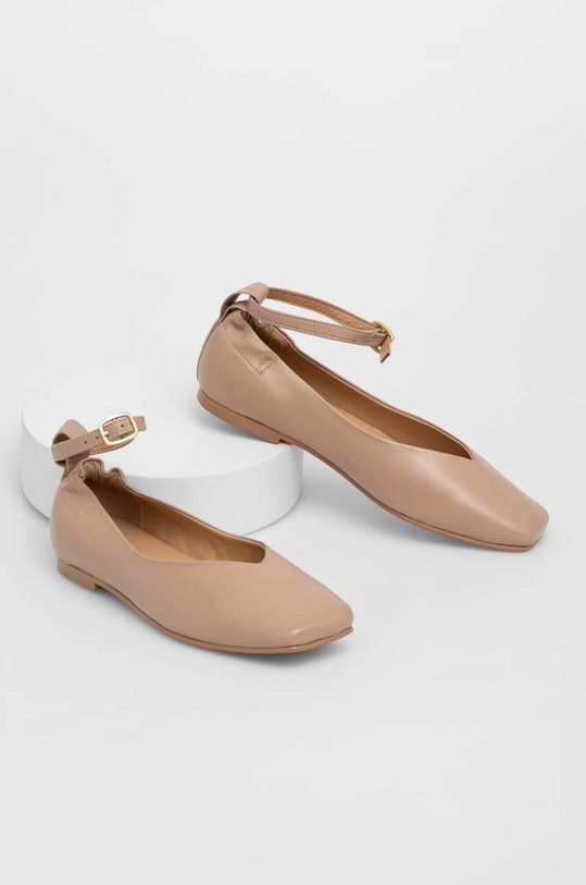 Kožne balerinke Answear.LAB L.2111048.indb bež WA24