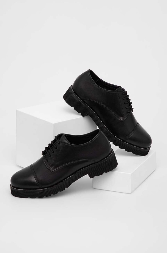 Kožené polobotky Answear.LAB L.1812075.indb černá WA24