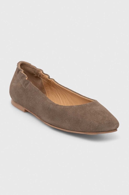 Answear Lab balerini de piele maro L.2205008.indb
