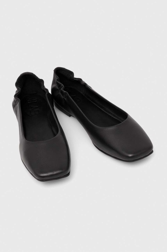 Boty Kožené baleríny Answear.LAB L.2205008.indb černá