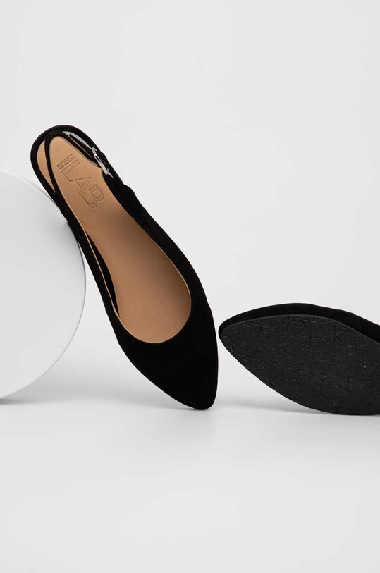 Semišové baleríny Answear.LAB čierna L.2304085.indb
