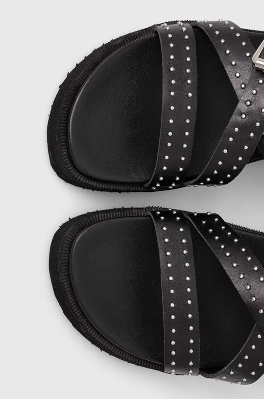 Кожени сандали Answear.LAB черен 29342.indb