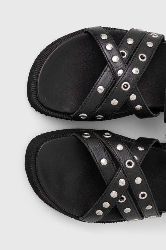 Кожени сандали Answear.LAB черен 29606.indb