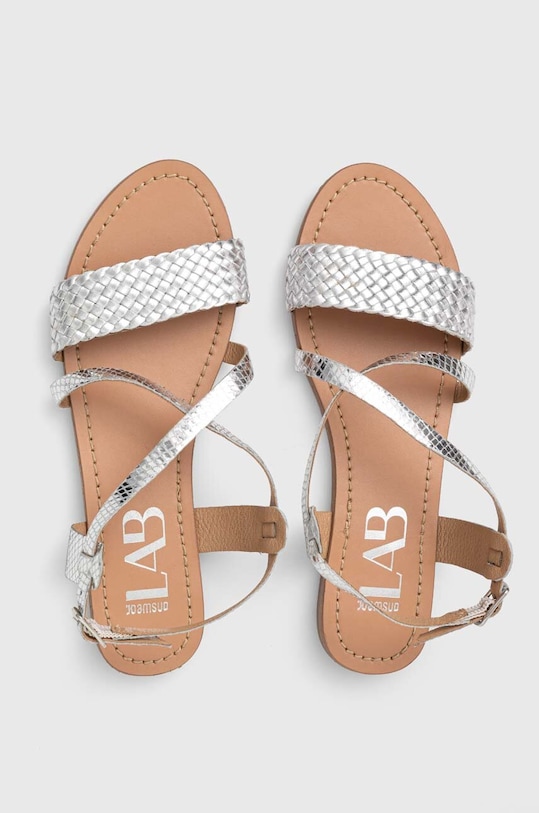 Kožené sandále Answear.LAB 29398.indb strieborná