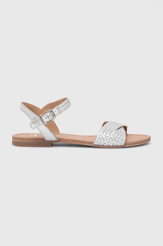 Answear Lab sandale de piele 28482.indb argintiu WS24