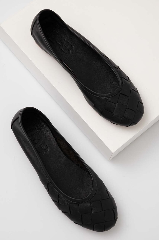 Answear Lab baleriny skórzane 21244.tudb czarny WS24