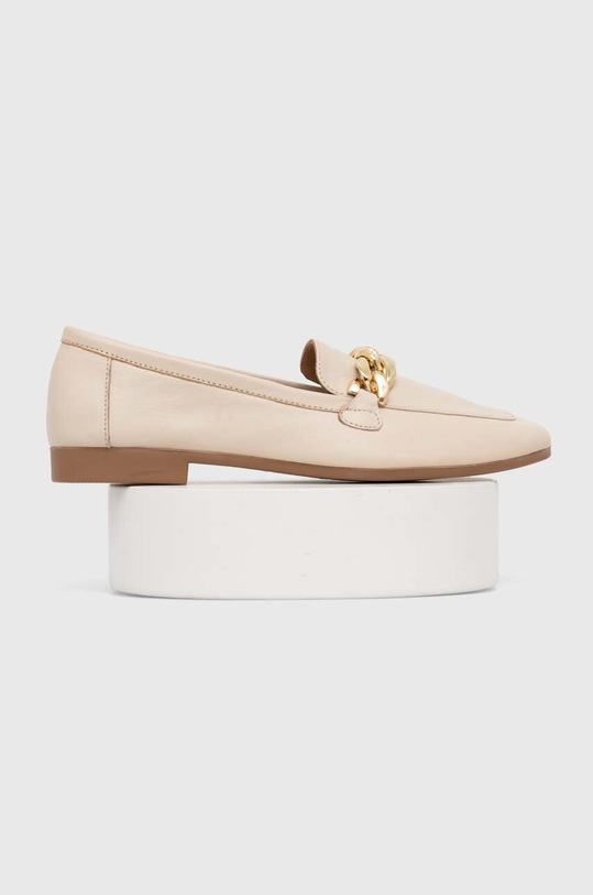 Answear Lab mokasyny skórzane W.24205.tudb beżowy WS24