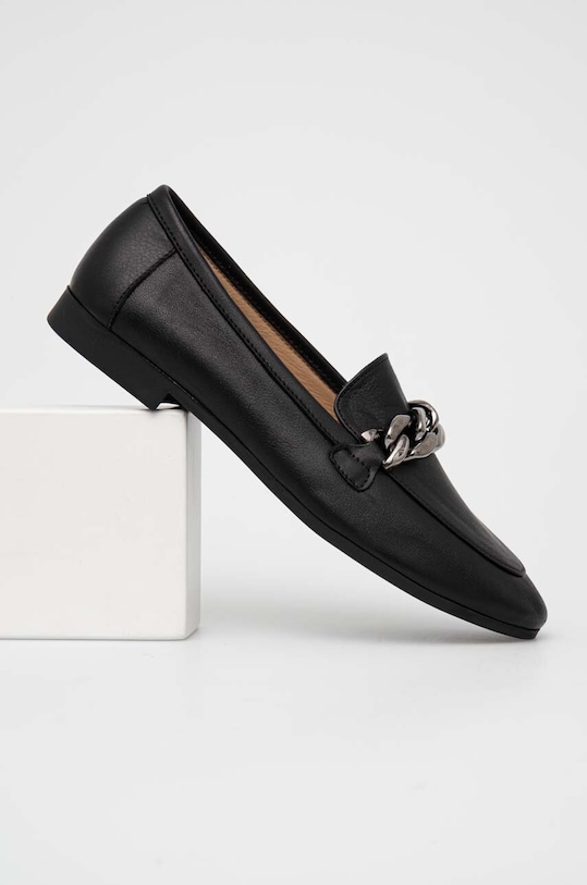 Kožené mokasíny Answear.LAB W.24205.tudb černá WS24