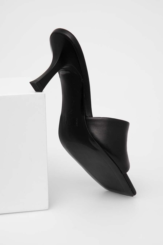 Обувь Кожаные шлепанцы Answear.LAB V1562.76.1.chdb чёрный