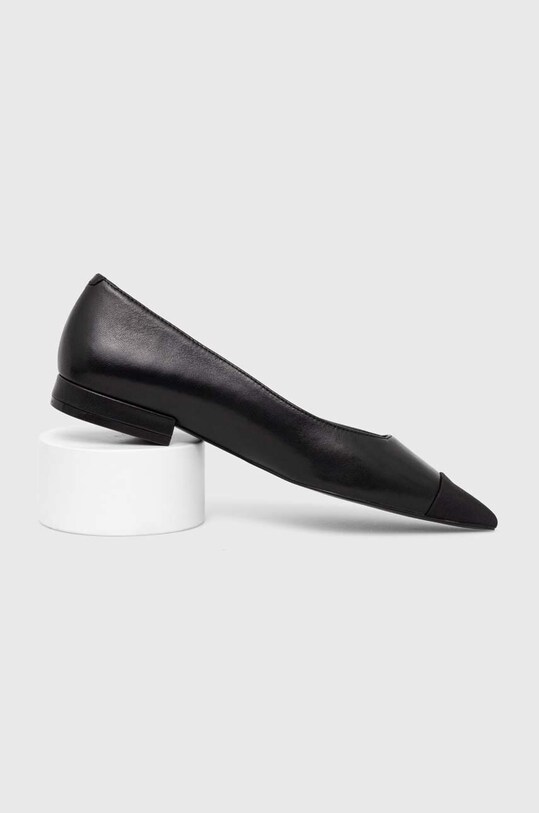 Answear Lab balerini de piele V1381.03.1.chdb negru WS24