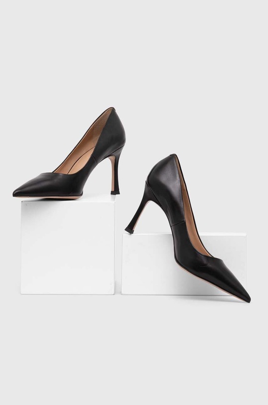 Answear Lab szpilki skórzane V1278.08.5.chdb czarny WS24