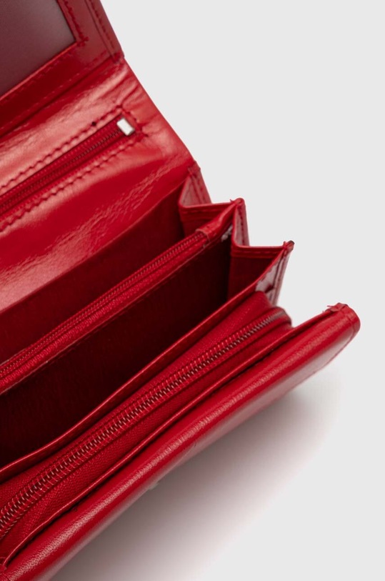 Answear Lab portfel skórzany RD.02.GCL.NL czerwony