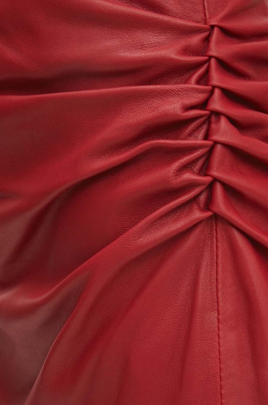 Kožená sukně Answear.LAB WS24.SDD002 červená
